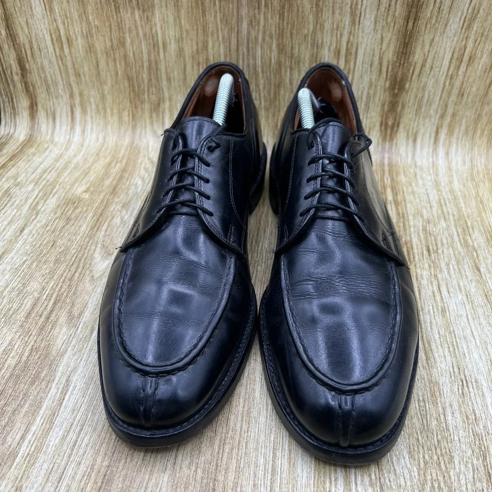 Allen Edmonds Bradley Split Toe Derby Men's Size 10.5 D Black Leather Shoes 2601